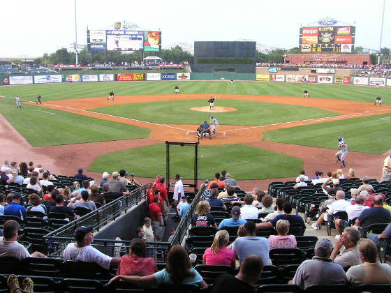 The pitch - Louisville Slugger Field, Louisville